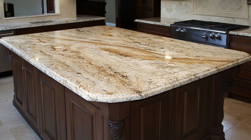 Granite Countertop with Unique Pattern